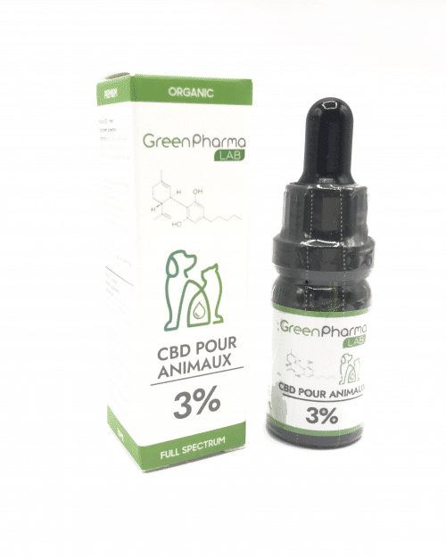 Huile de CBD 3% GreenPharma Animaux